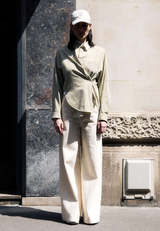 JIJI Carmen Crème Denim Wide Leg Pant