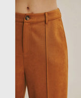 Sammi Suede Straight Leg Pant