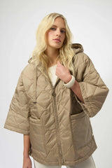 JR Diamond Quilted Hooded Jacket