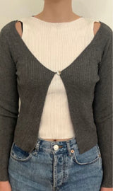 JIJI Maelys Button Closure Duo Top