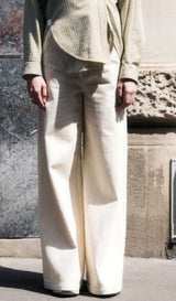 JIJI Carmen Crème Denim Wide Leg Pant