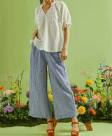 Misty Striped Wide Leg Pant