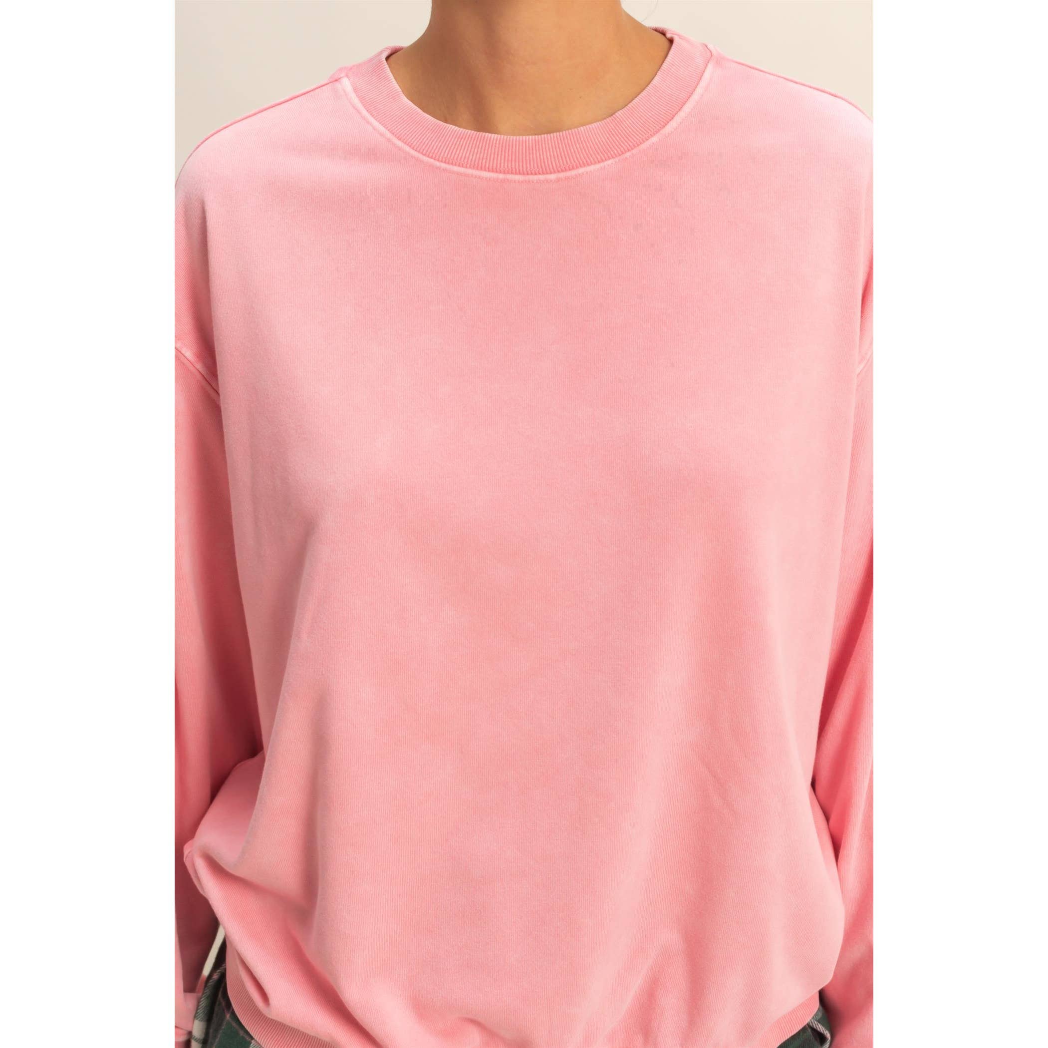 Florence Oversized Mineral Washed Sweatshirt
