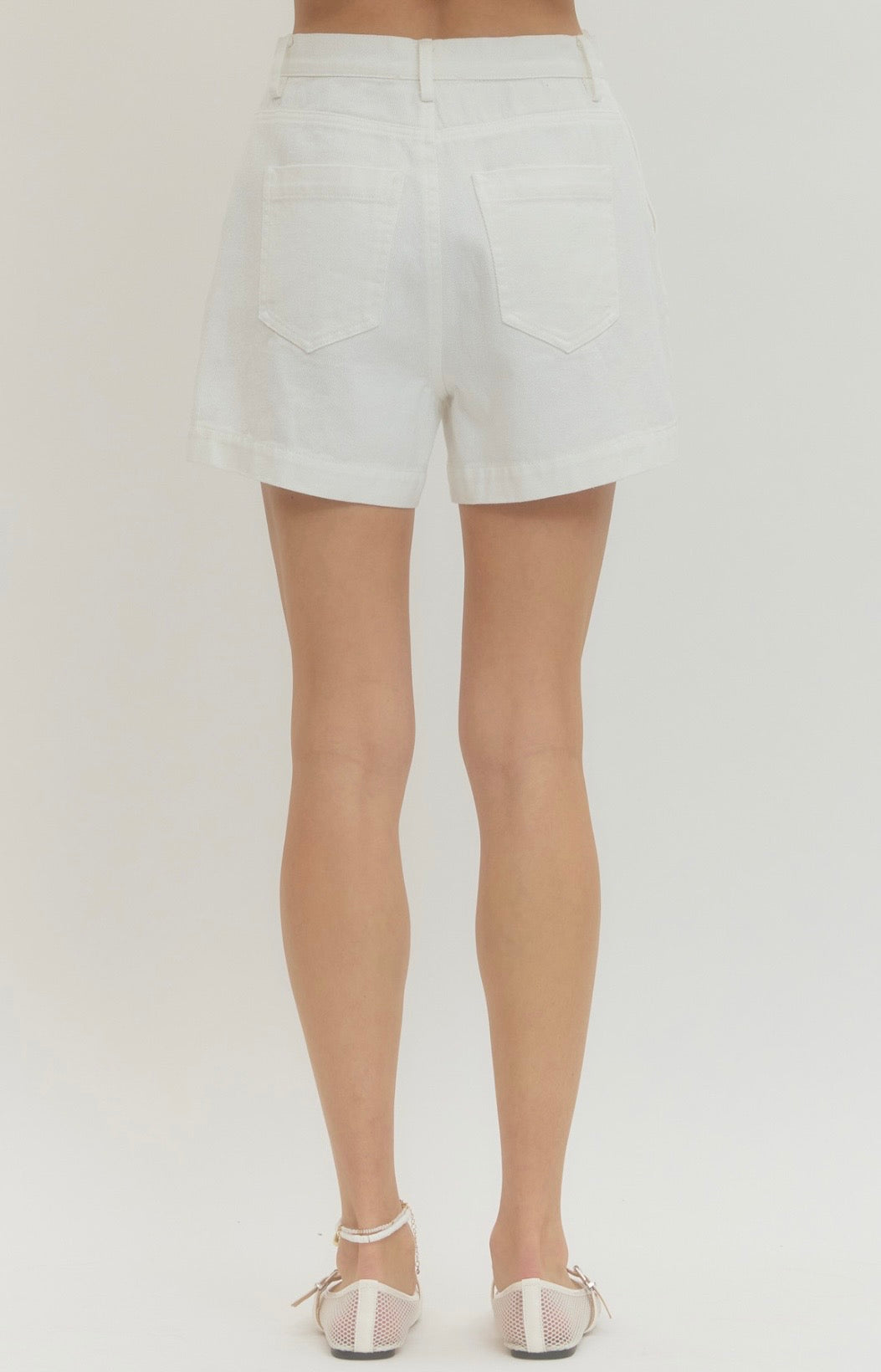 Alice Off White Shorts