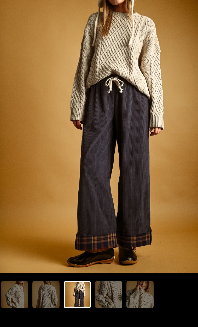 Colton CableKnit Sweater