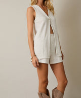 Callie V-Neck Sleeveless Top