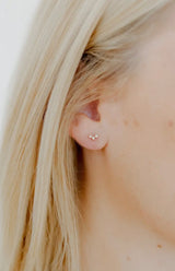Linny & Co. Screw- Back Sienna Stud Earrings