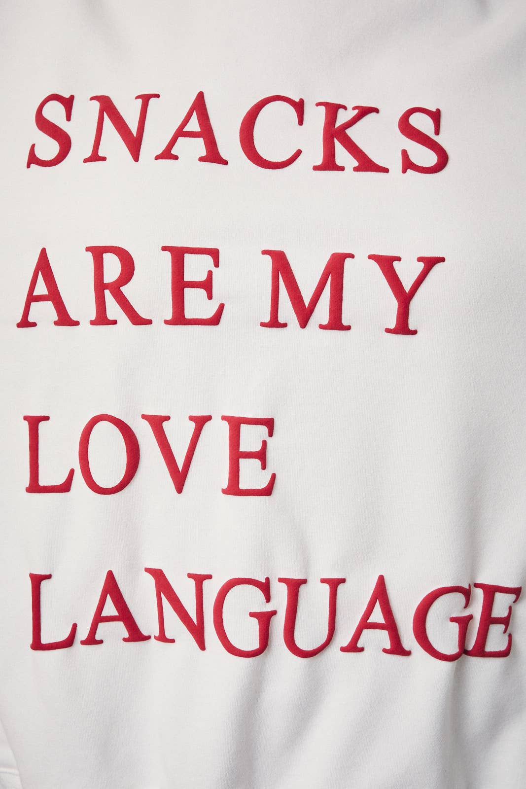 "Snacks" Love Sweatshirt