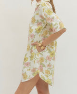 Sunny Pink Floral Dress