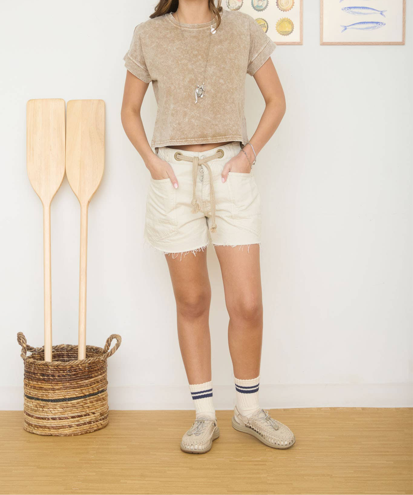 Madi Washed Boxy Fit Top