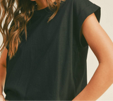 Harrison Cuffed Sleeve Tee