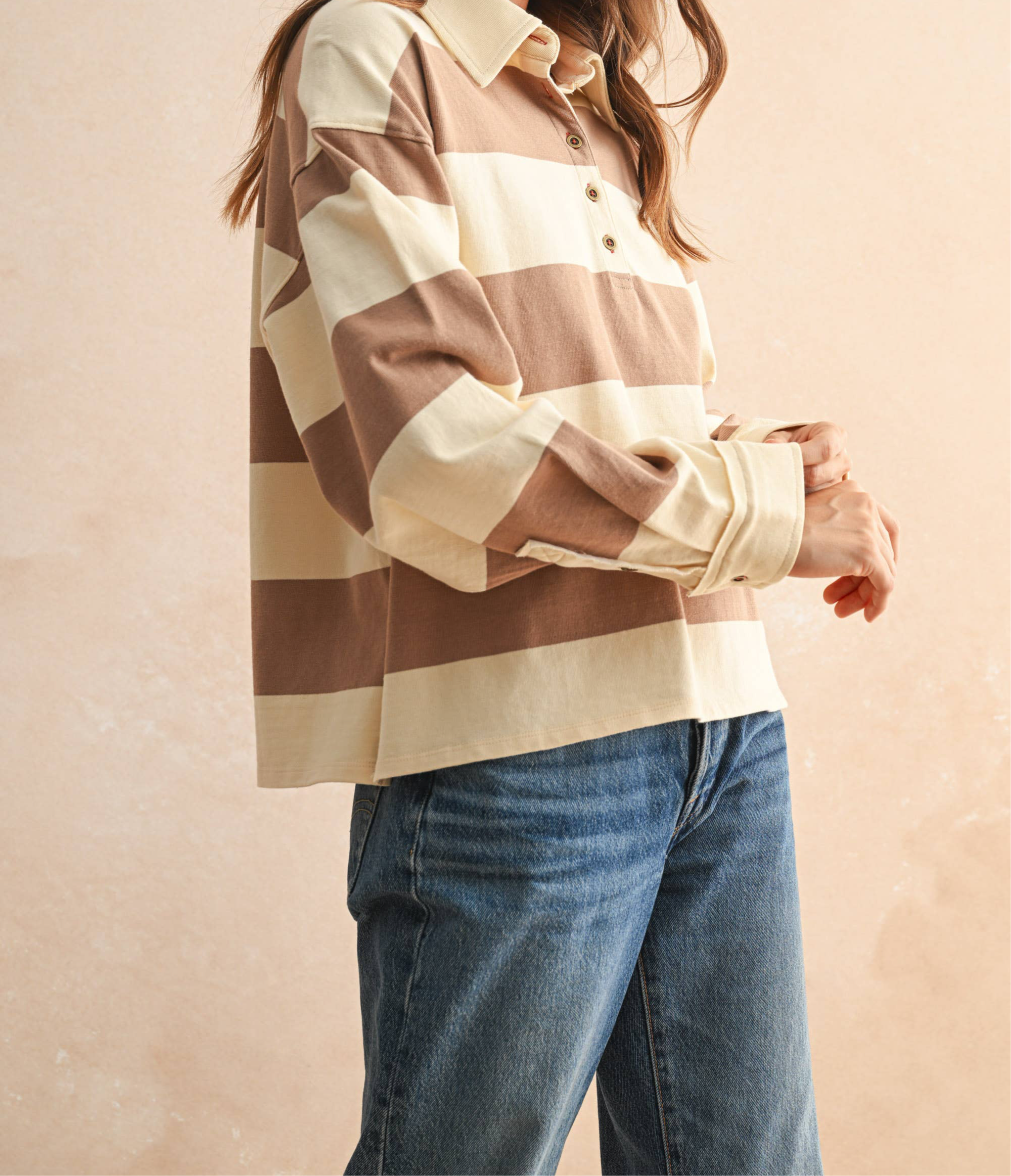 Carrington Rugby Stripe Top