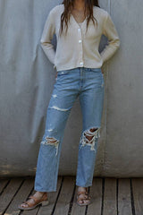 Beau V Neck Ling Sleeve Cardigan