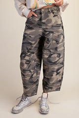 Joey Camouflage Print Pant