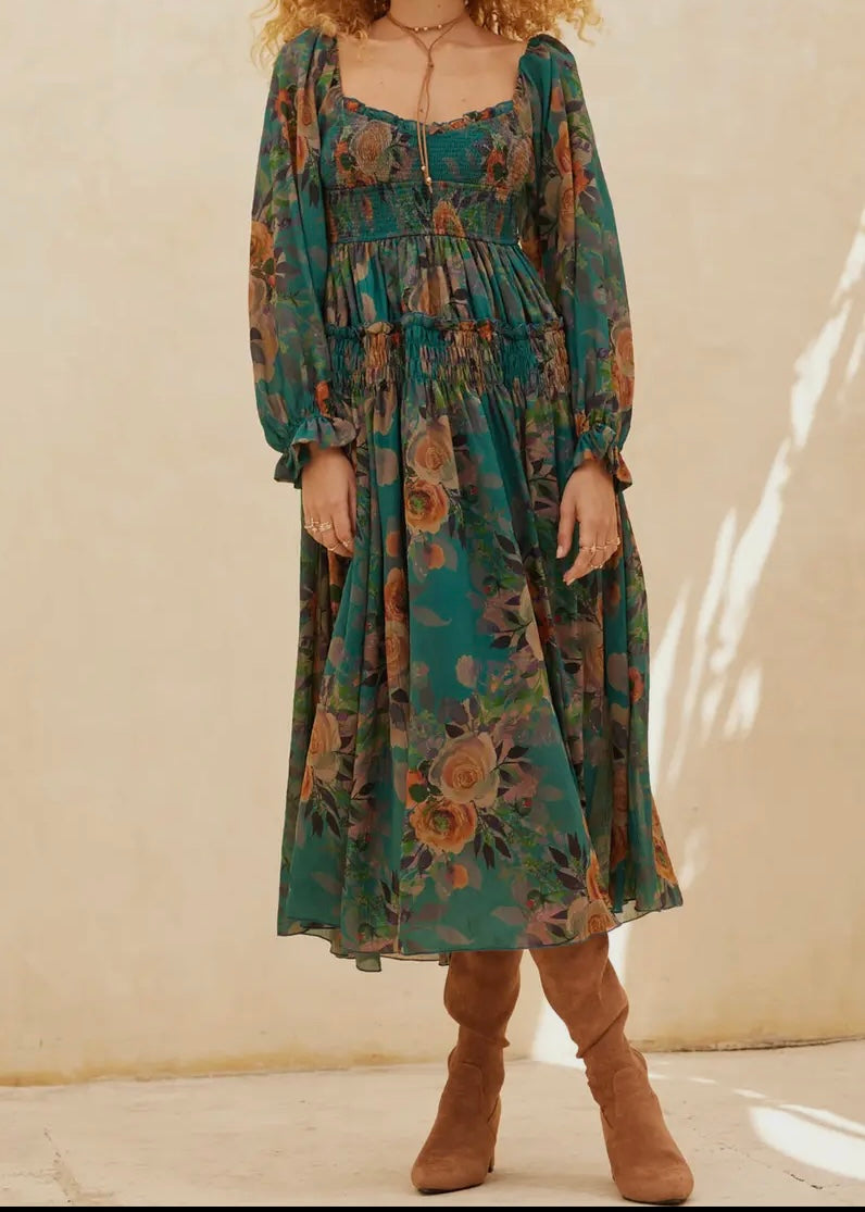 Birdee Floral Print Dress