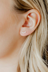 Linny&Co Abigail Screwback Silver Studs