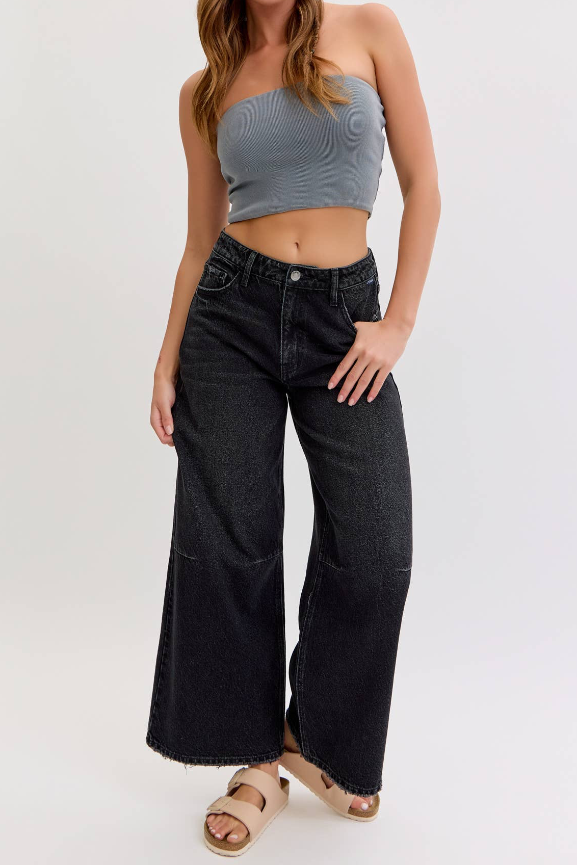 Robby High Rise Crop Wide Leg