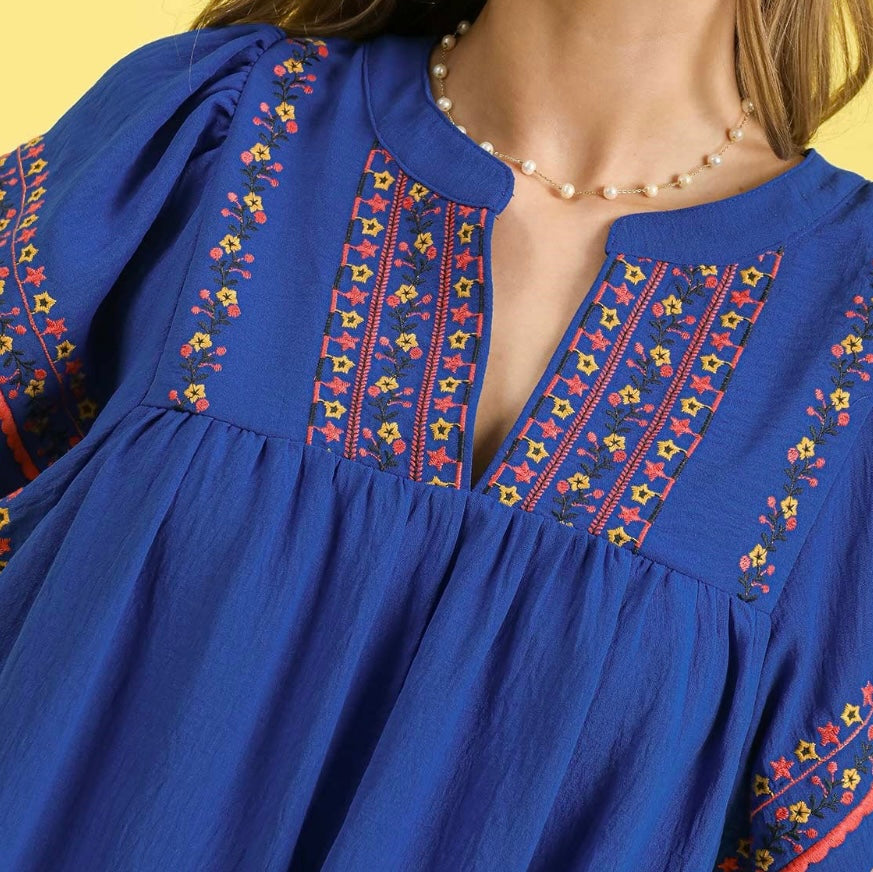 Elsie Ocean Blue Dress