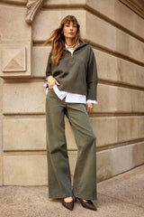 JR Classic Wide Leg Denim Pant