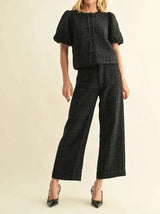 Jessi Elegant Tweed Set
