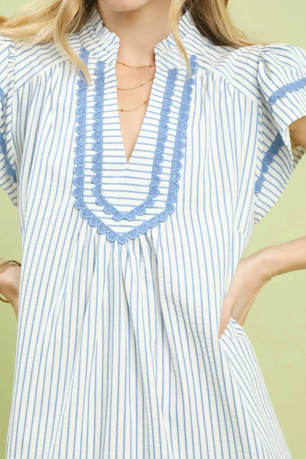 Skyler Skye Blue Dress