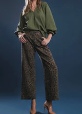 Cali Animal Print Wideleg