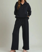 Emery Navy Cloudknit Pant