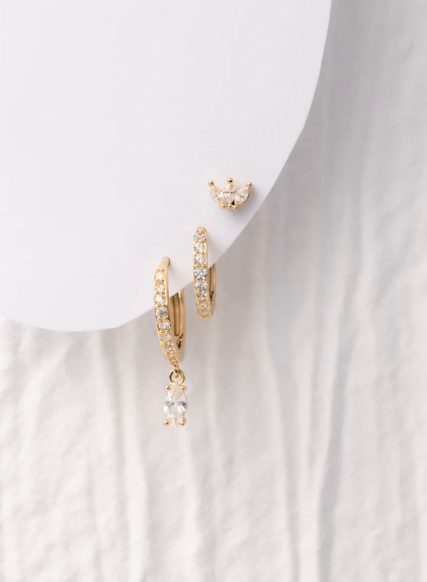 Michelle McDowell 18K Gold Earring Sets