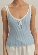 Sara Contrast Trim Tank