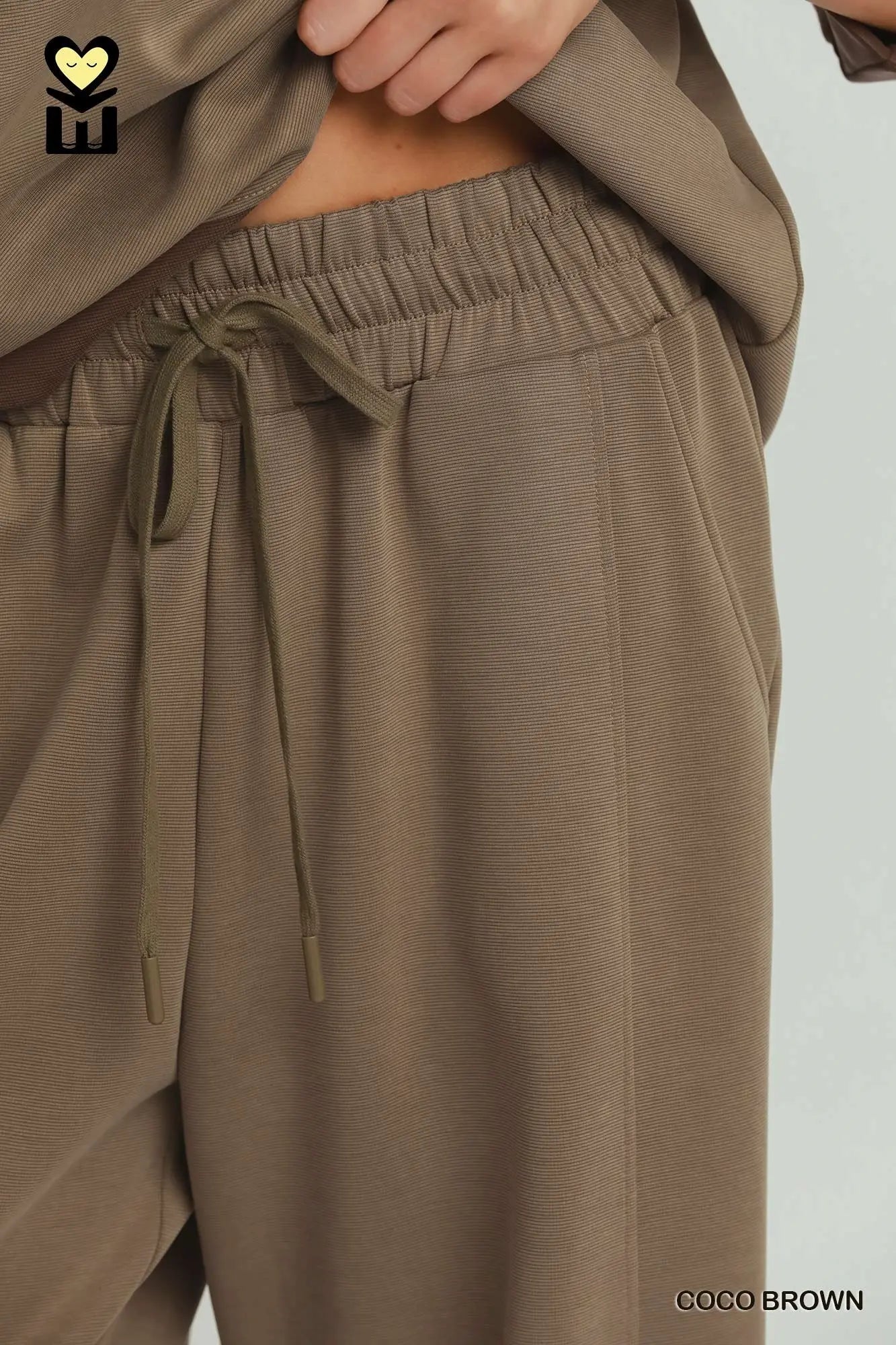 Abby Coco Brown Cloudknit Pant