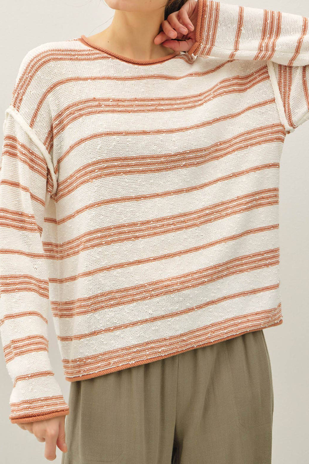 Sunset Striped Sweater