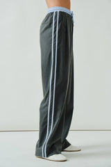 Benjamin Grey/ Blue StripeSlack