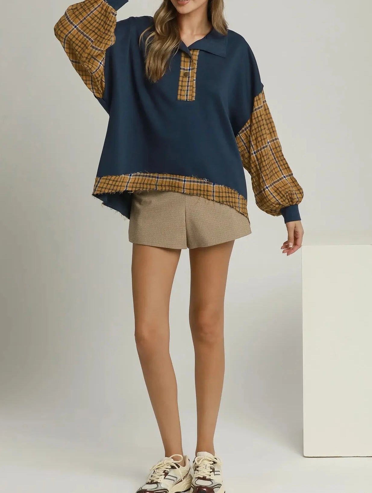 Hudson Autumn Plaid Pullover