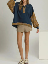 Hudson Autumn Plaid Pullover