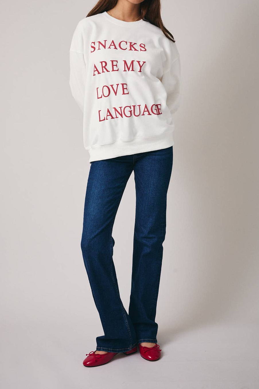 "Snacks" Love Sweatshirt