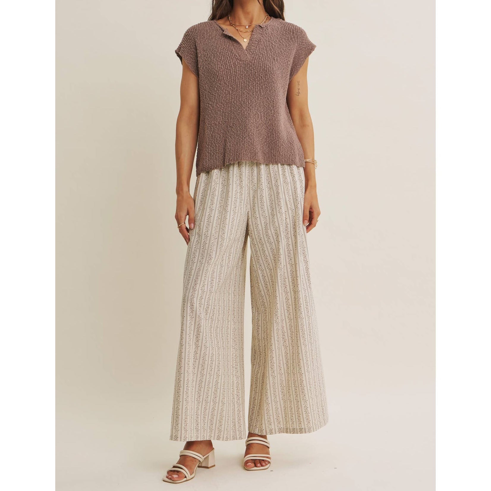 Georgie Floral Stripe Pants