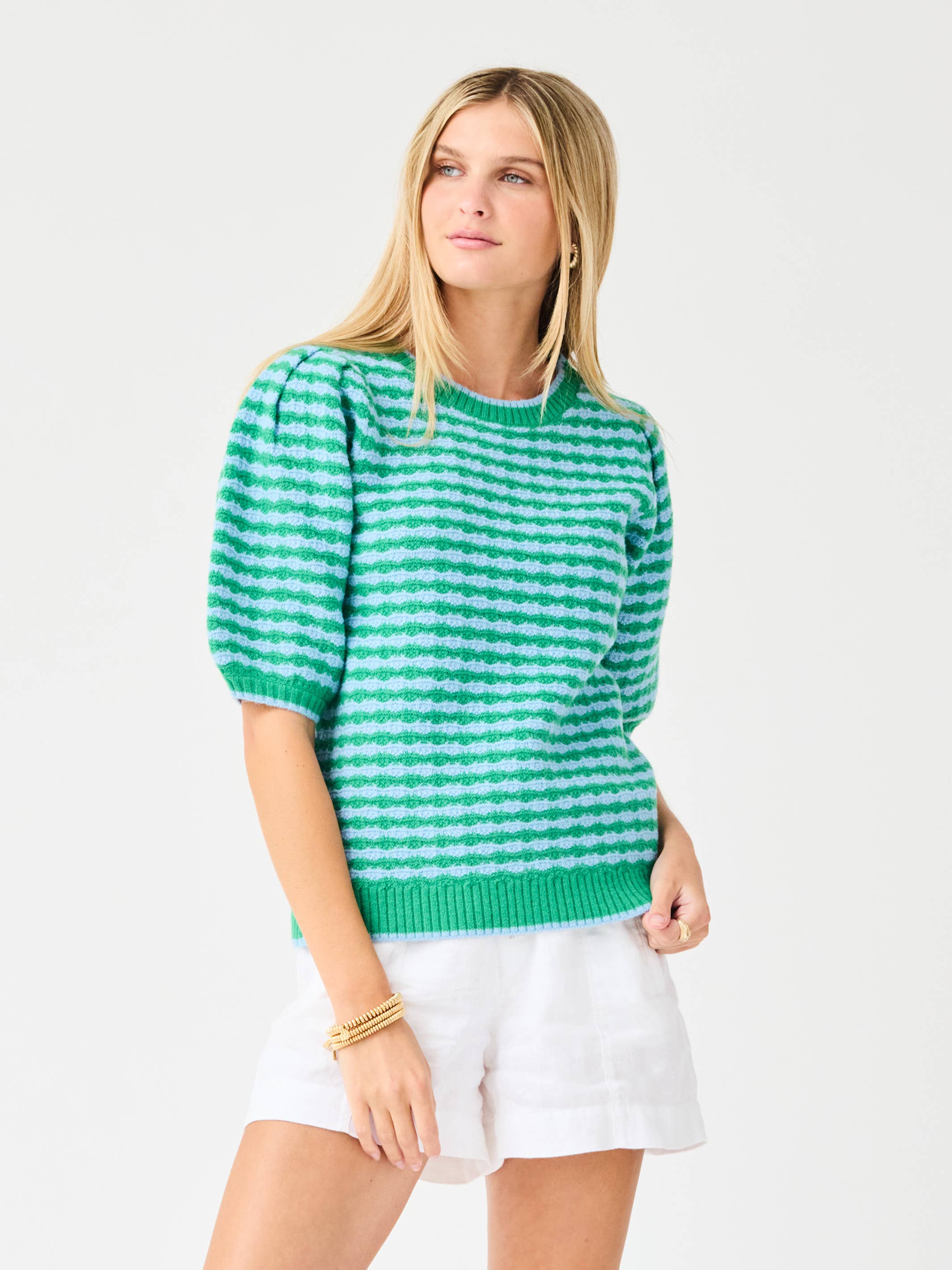 Abigail Blue Green Sweater