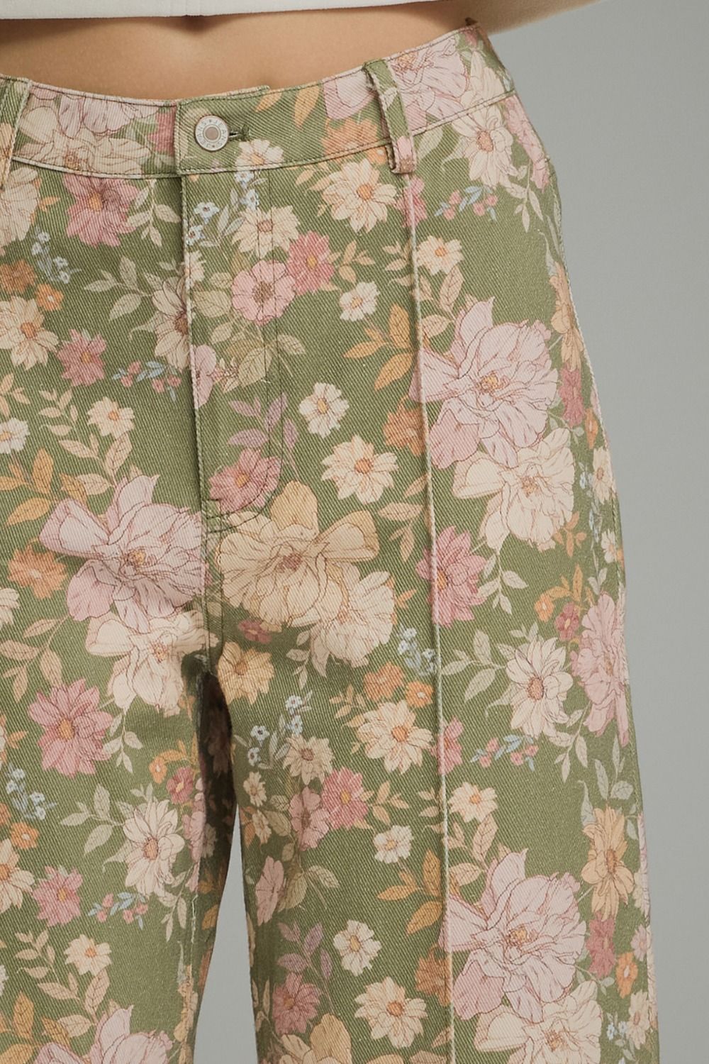 Ivanna Olive Floral Pant