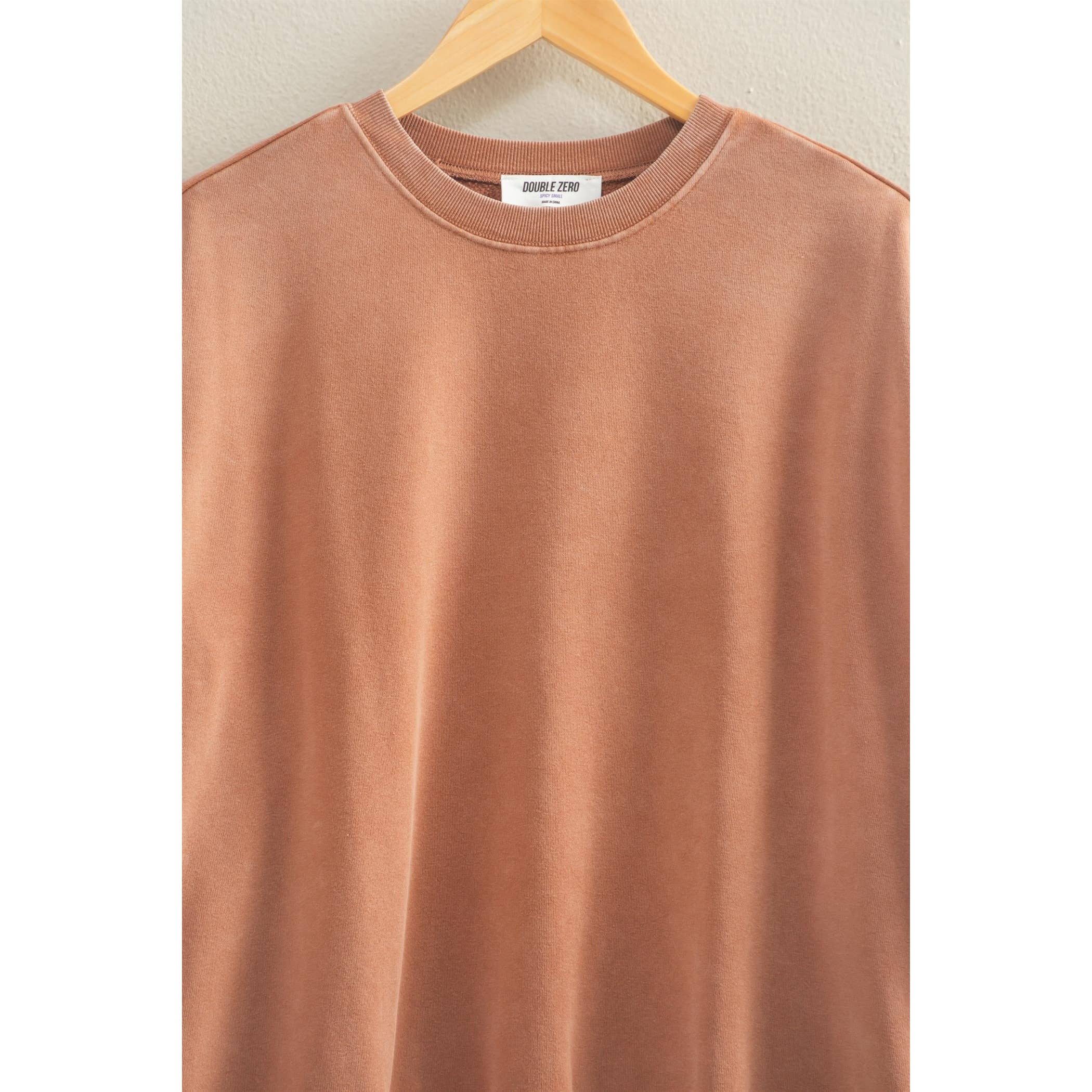 Florence Oversized Mineral Washed Sweatshirt