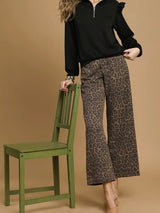 Cali Animal Print Wideleg