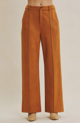 Sammi Suede Straight Leg Pant