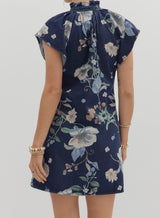 Meadow Denim Floral Dress