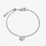 A Littles & Co Mother Of Pearl Heart Bracelet