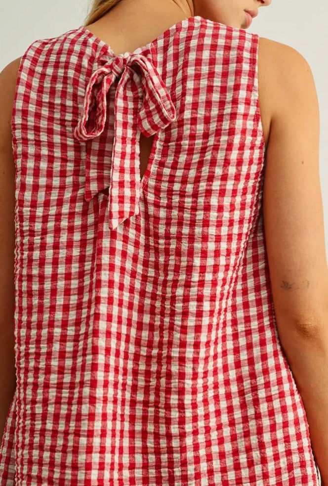 Gigi Gingham Pattern Dress
