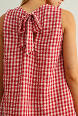 Gigi Gingham Pattern Dress