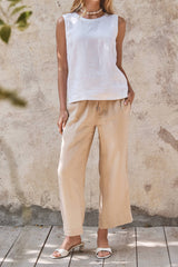 Molly Linen Sleeveless Top