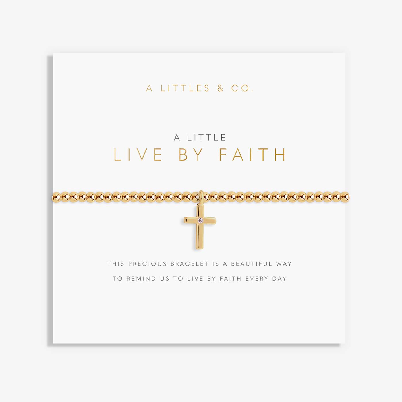 A Littles & Co 'Live By Faith' Bracelet