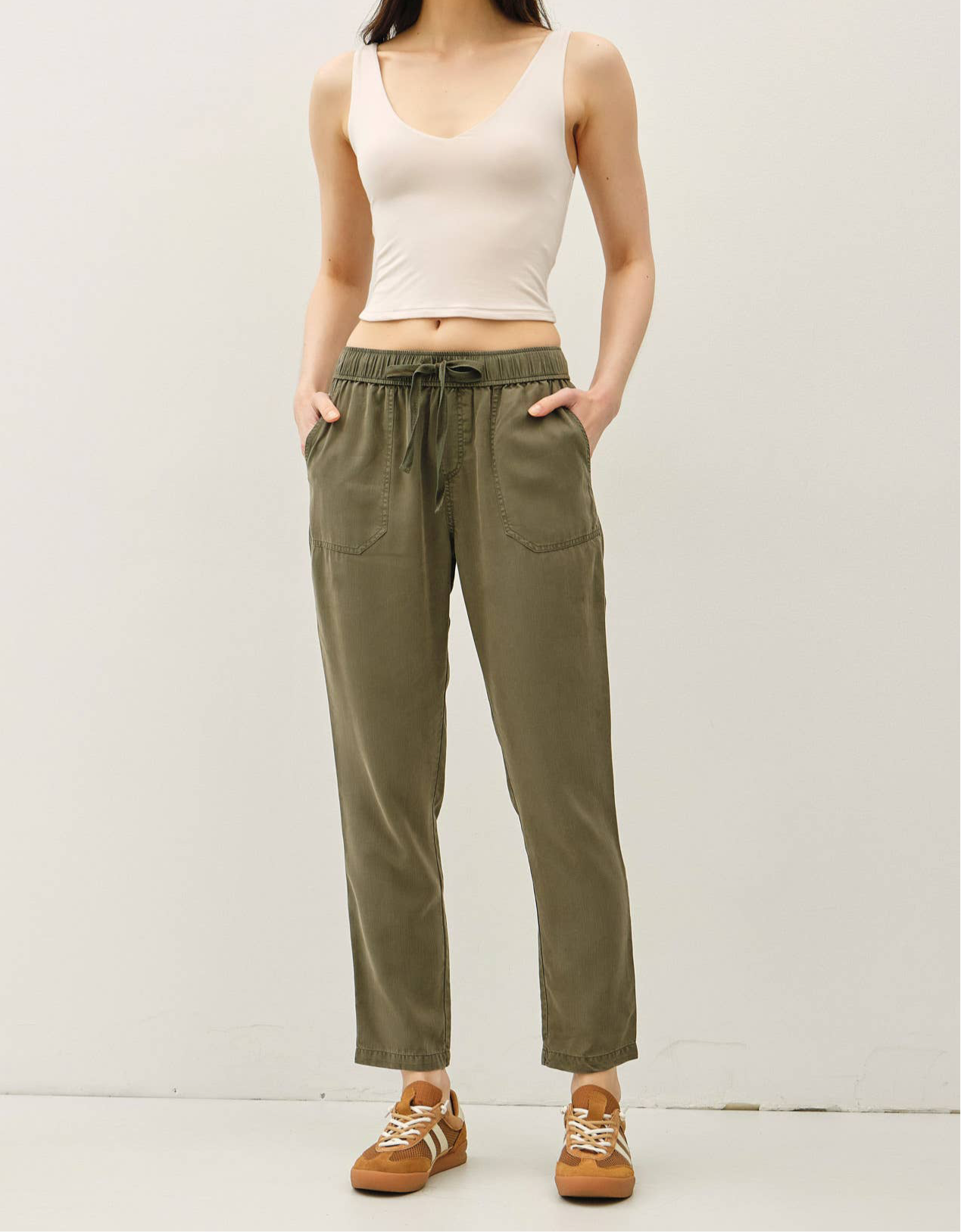 Edie Tencel Tapered Pant