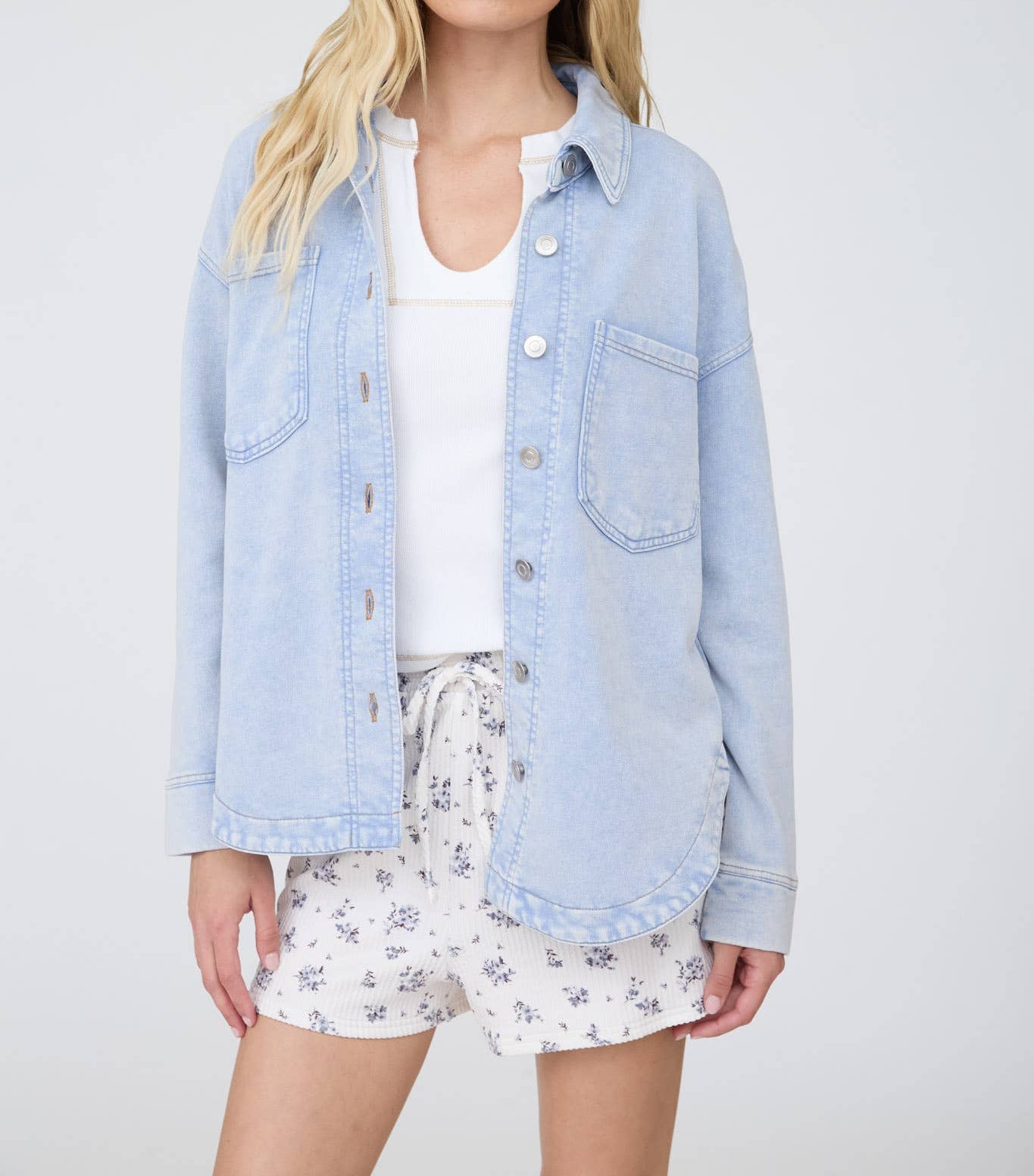 Andie Button Down Shacket