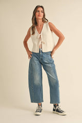 Tanner Tied Front Vest